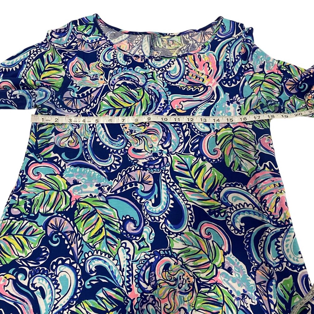 Lilly Pulitzer Edna Swing Dress in Hanging With Fronds Print Size M‎ - Picture 6 of 7
